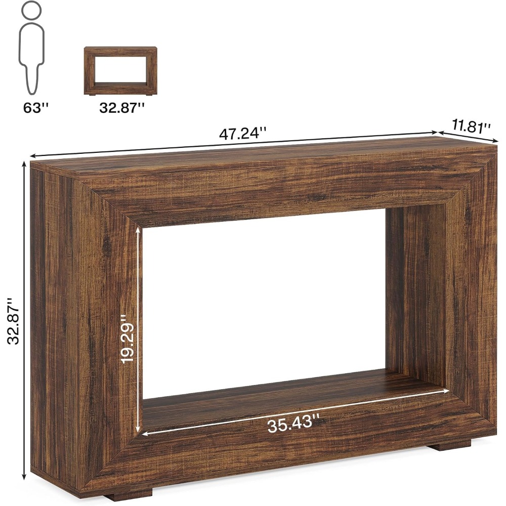 Mesa Consola Estilo Rústico de - Tables reseña y precio