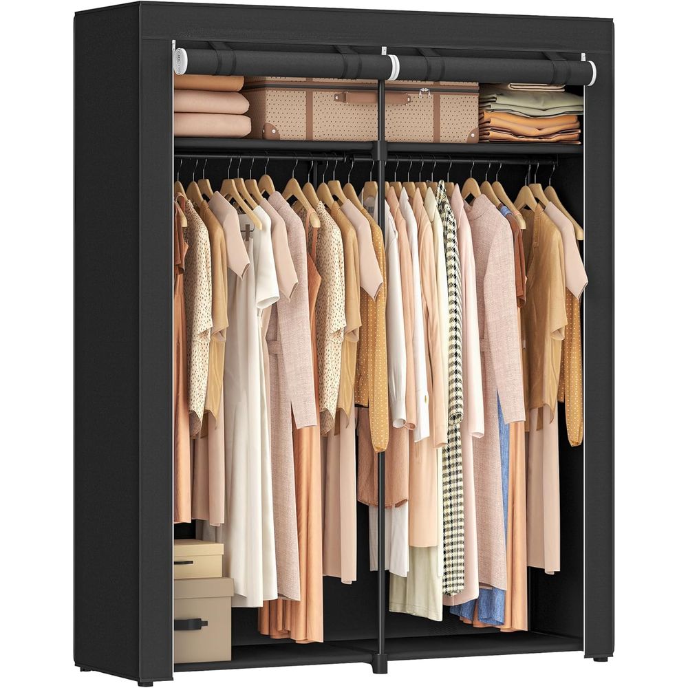 Armario Portátil, Perchero par - Wardrobe Closet Portable Fabric Cover reseña y precio
