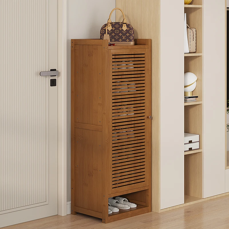 Zapatero Pequeño y Estrecho co - Shoe Rack Cabinet Narrow Entryway reseña y precio
