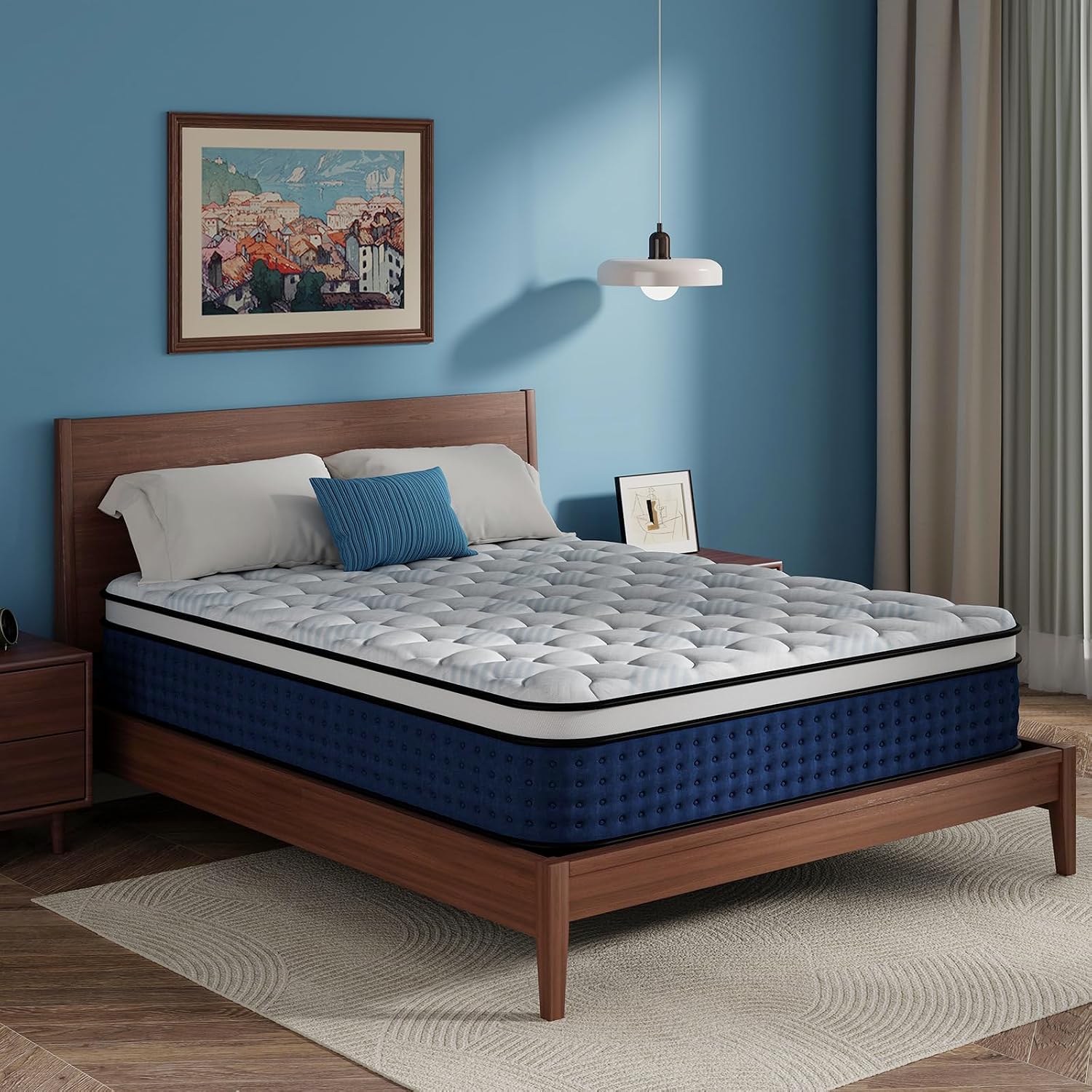 Colchón Híbrido Queen Size en  - Memory Foam Mattress In A Box Queen reseña y precio