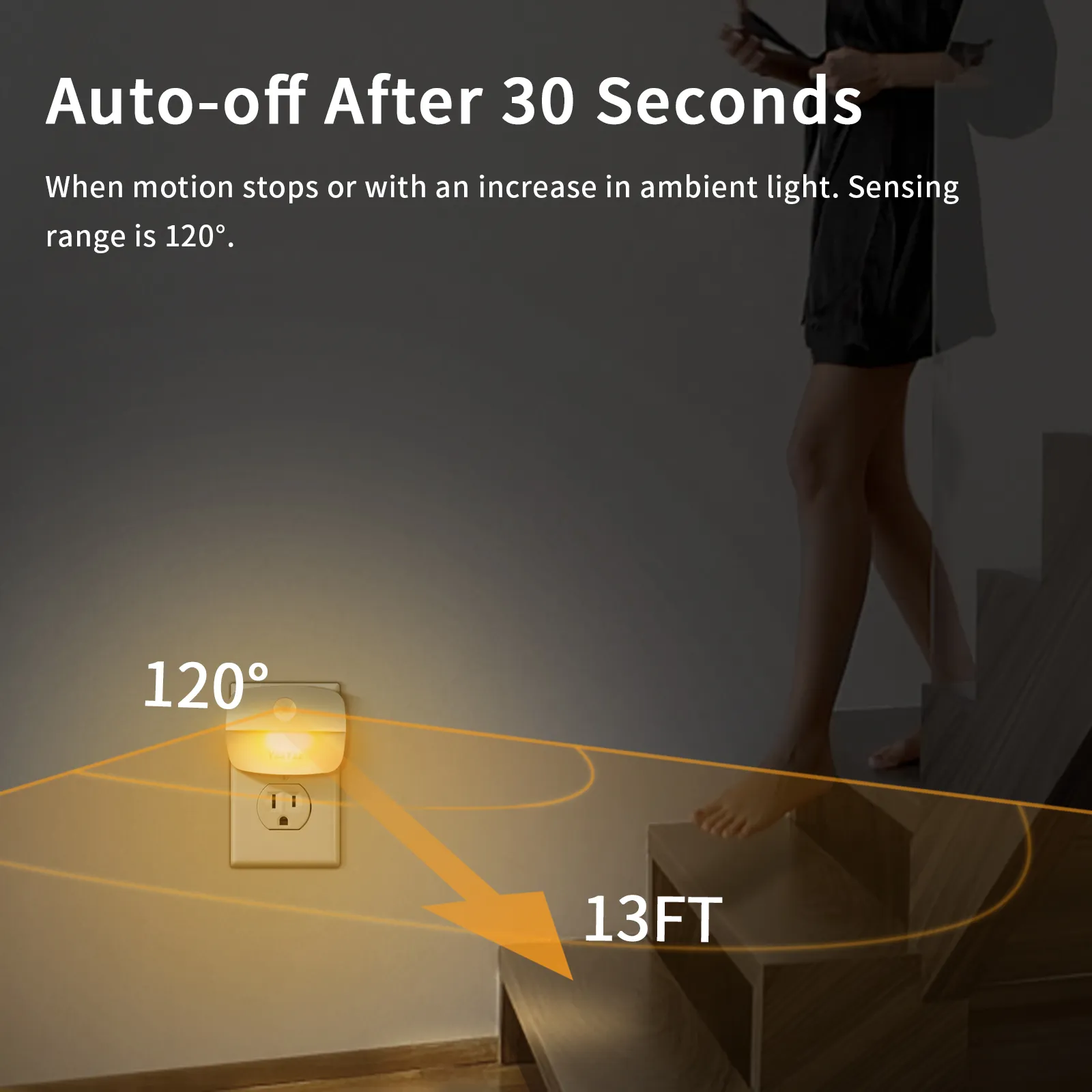 Luz LED nocturna con Sensor de - Floating Nightstand With Led Light reseña y precio